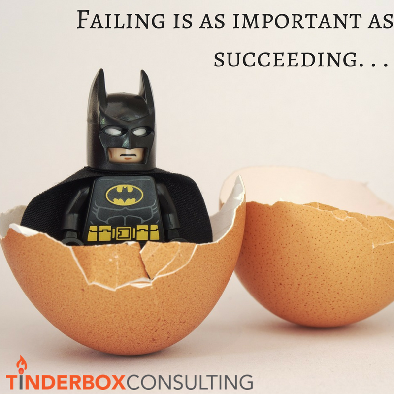 Success Through Failure and Batman Quotes - Tinderbox Marketing